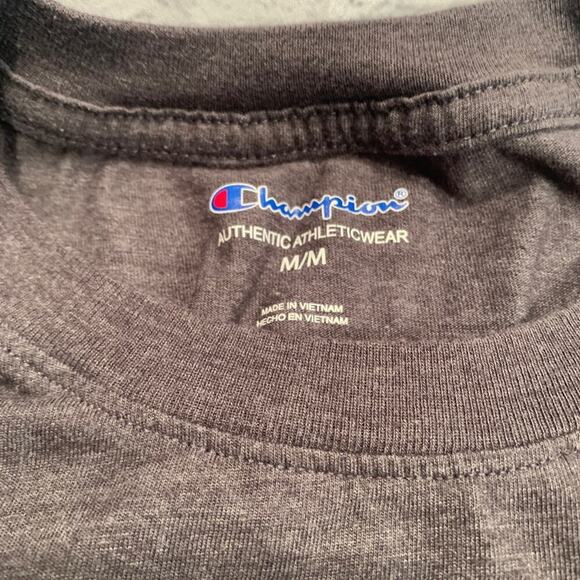 CHAMPION Men’s Charcoal Grey T-Shirt / Size: Medium - Picture 4 of 7